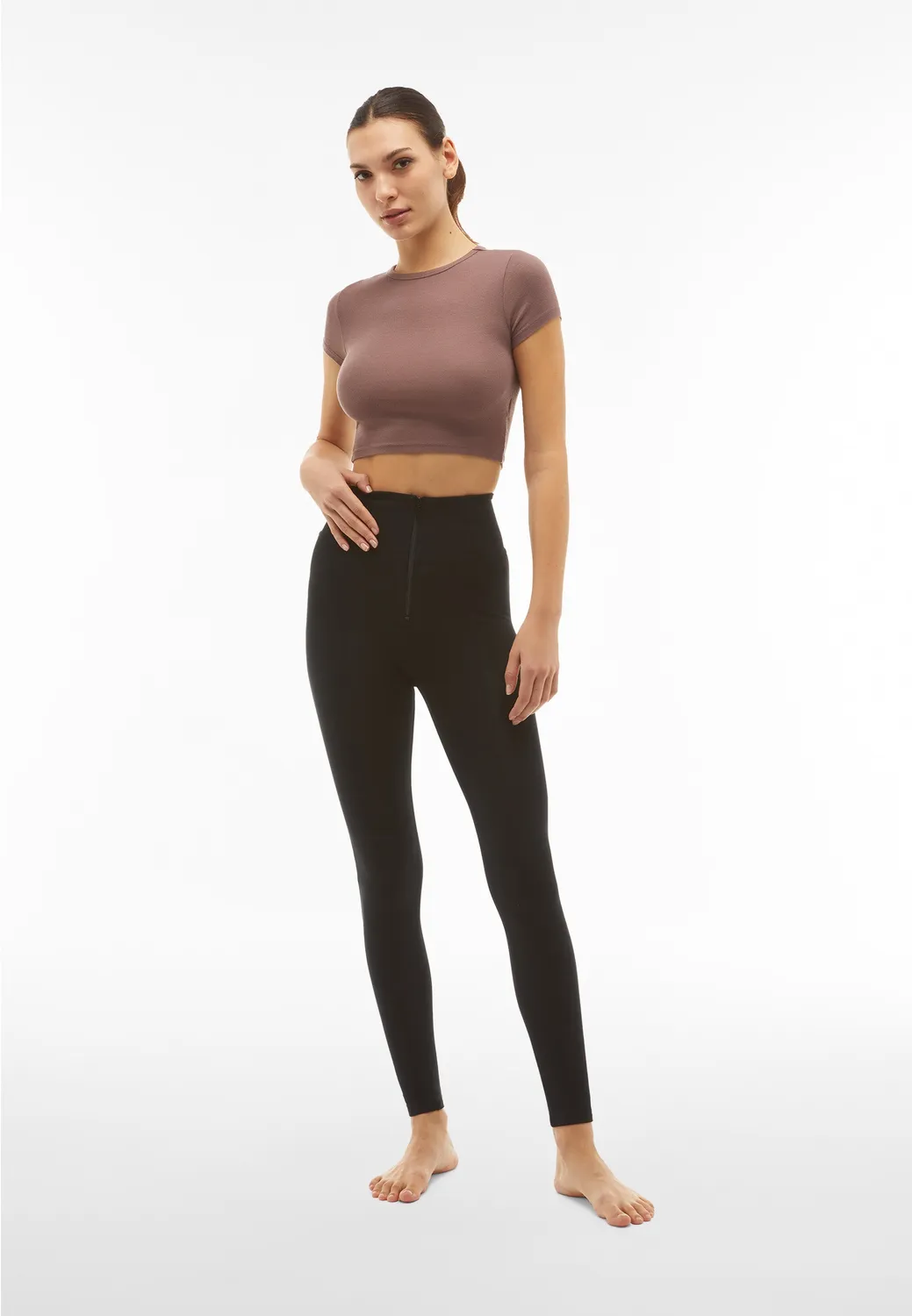 Freddy WR.UP Vita Altissima Push-up Hose Bio-Jersey schwarz