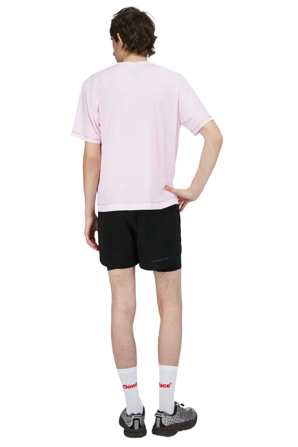 UNNA Wavy Laufshirt Herren Oxford Pink dehnbar
