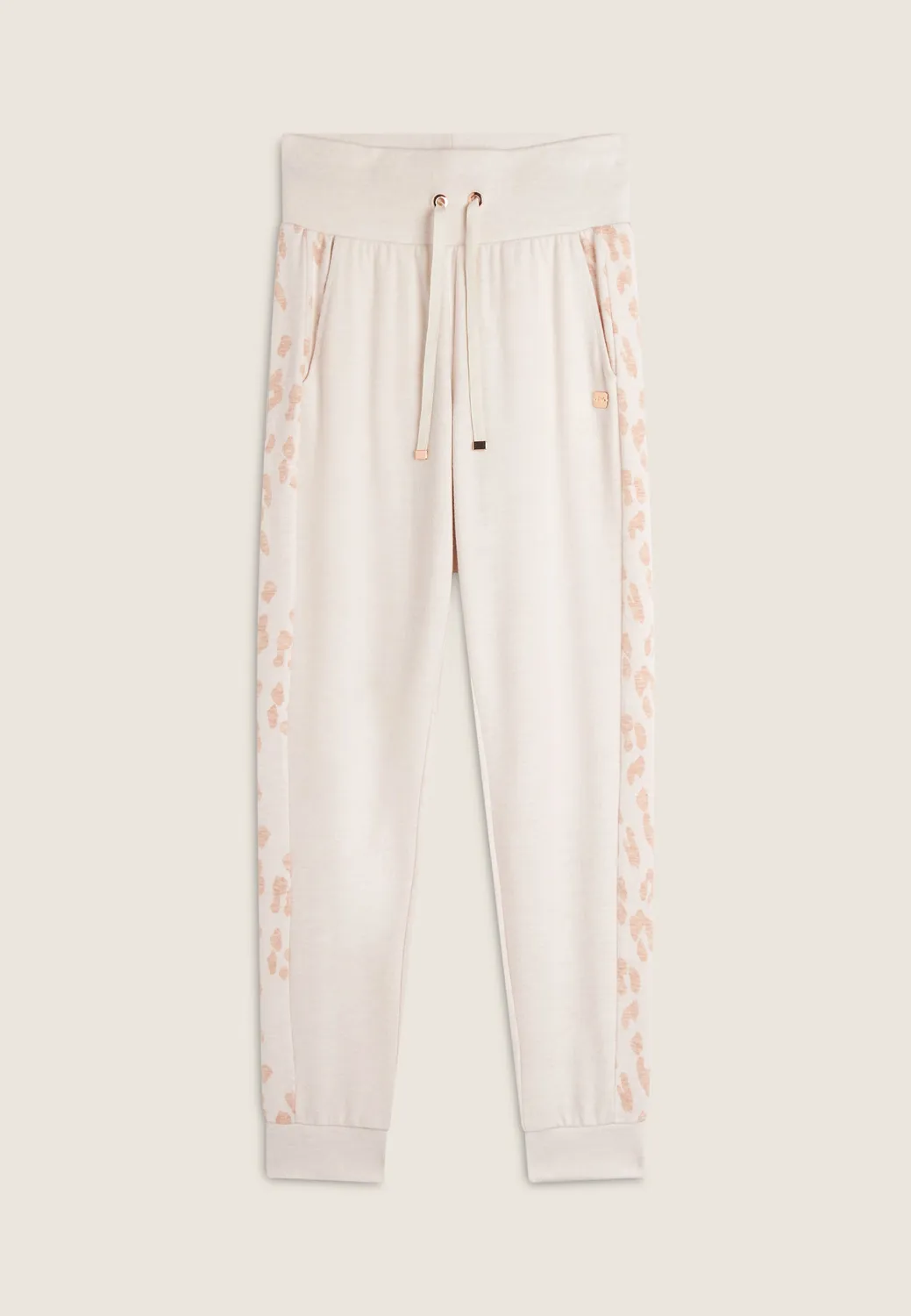 Freddy Damen Jogginghose Tricot Animalier Fawn
