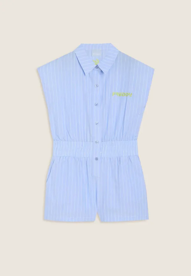 Freddy Tuta Jumpsuit Cielo ärmellos Streifen