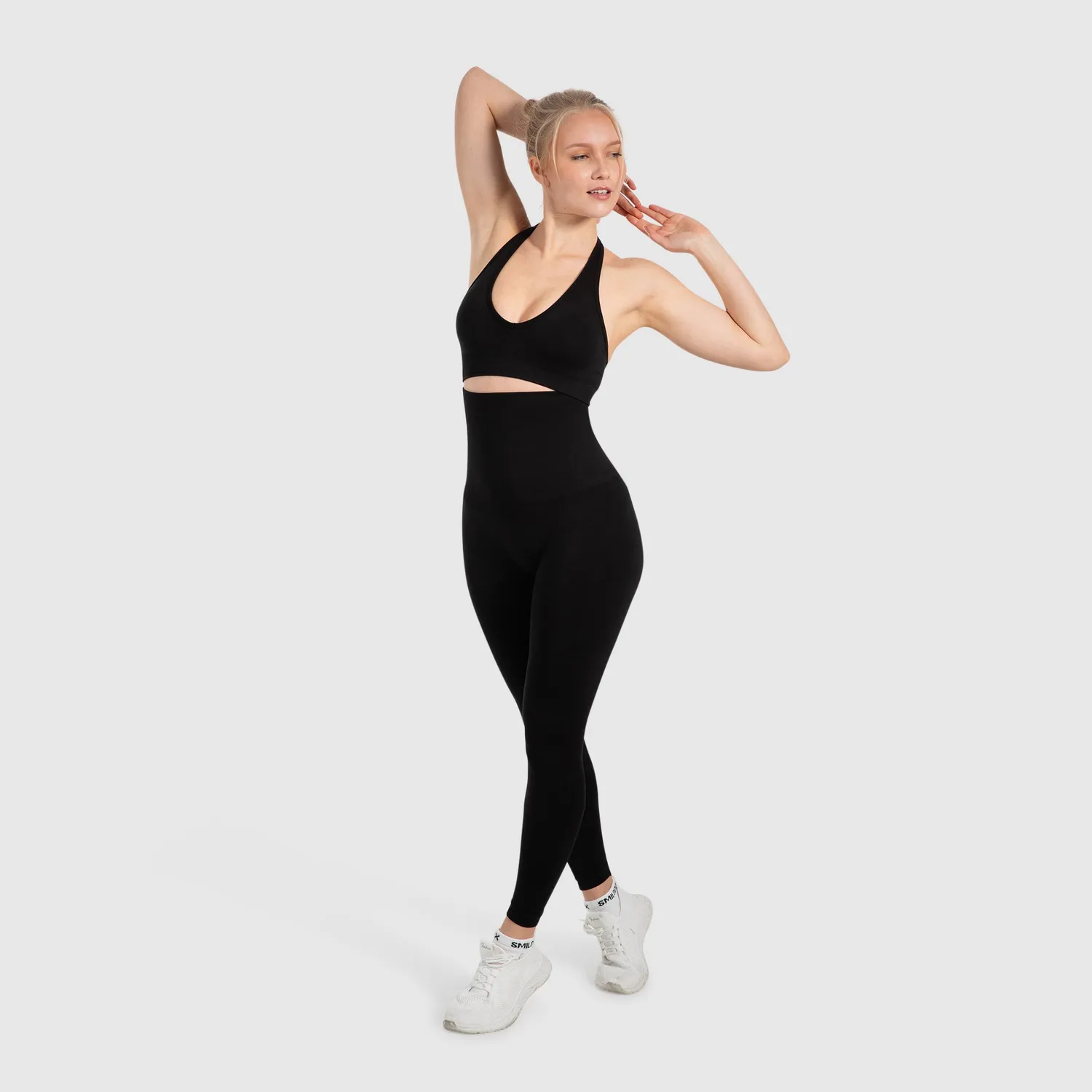 Smilodox Amaze Pro Lenia Leggings Schwarz Hoher Bund
