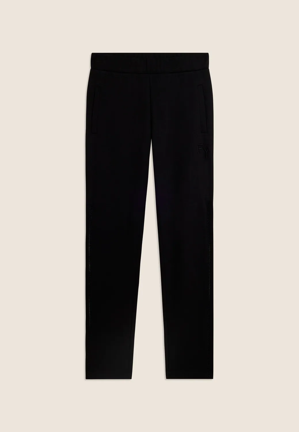 Freddy Sporthose Gerades Bein Stickerei Zen Blue bequem
