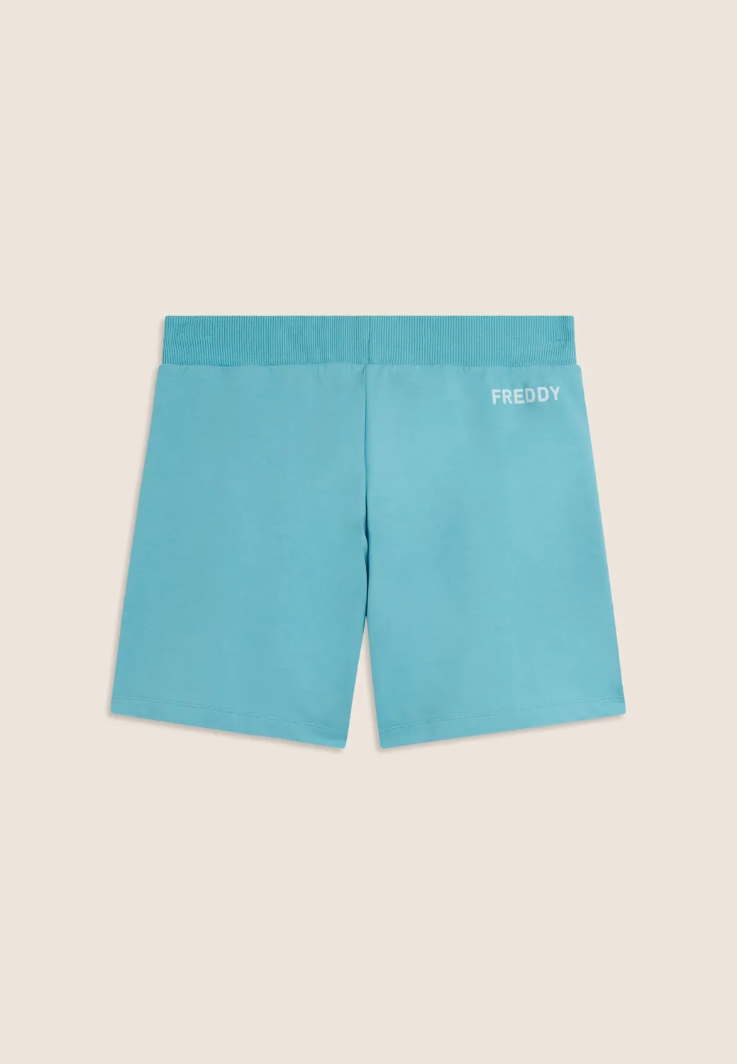 Freddy Shorts Damen French Terry schwarz Grafik