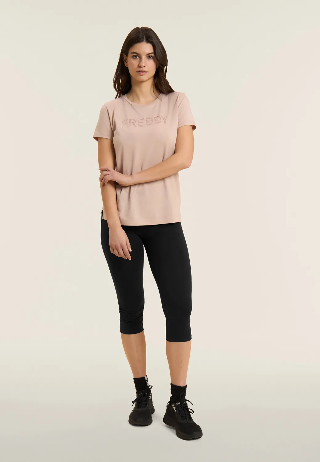 Freddy Capri Leggings Herznaht Dark Sapphire
