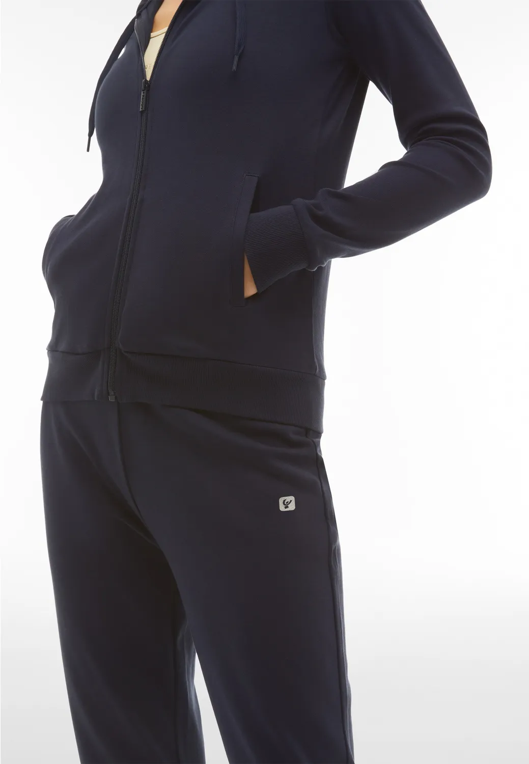 Freddy Interlock Trainingsanzug Zip-Hoodie Nero M