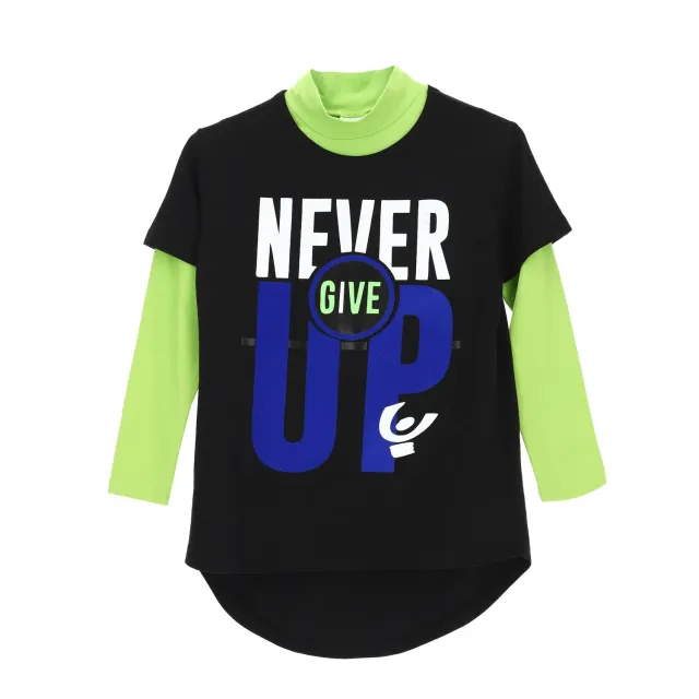 Freddy 2-in-1 T-Shirt Maxi-Print schwarz
