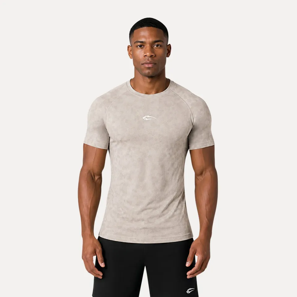 Smilodox Varek T-Shirt Herren Camo Shaped Fit