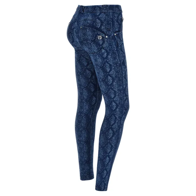 Freddy WR.UP Jeans superskinny Snake-Print indigo