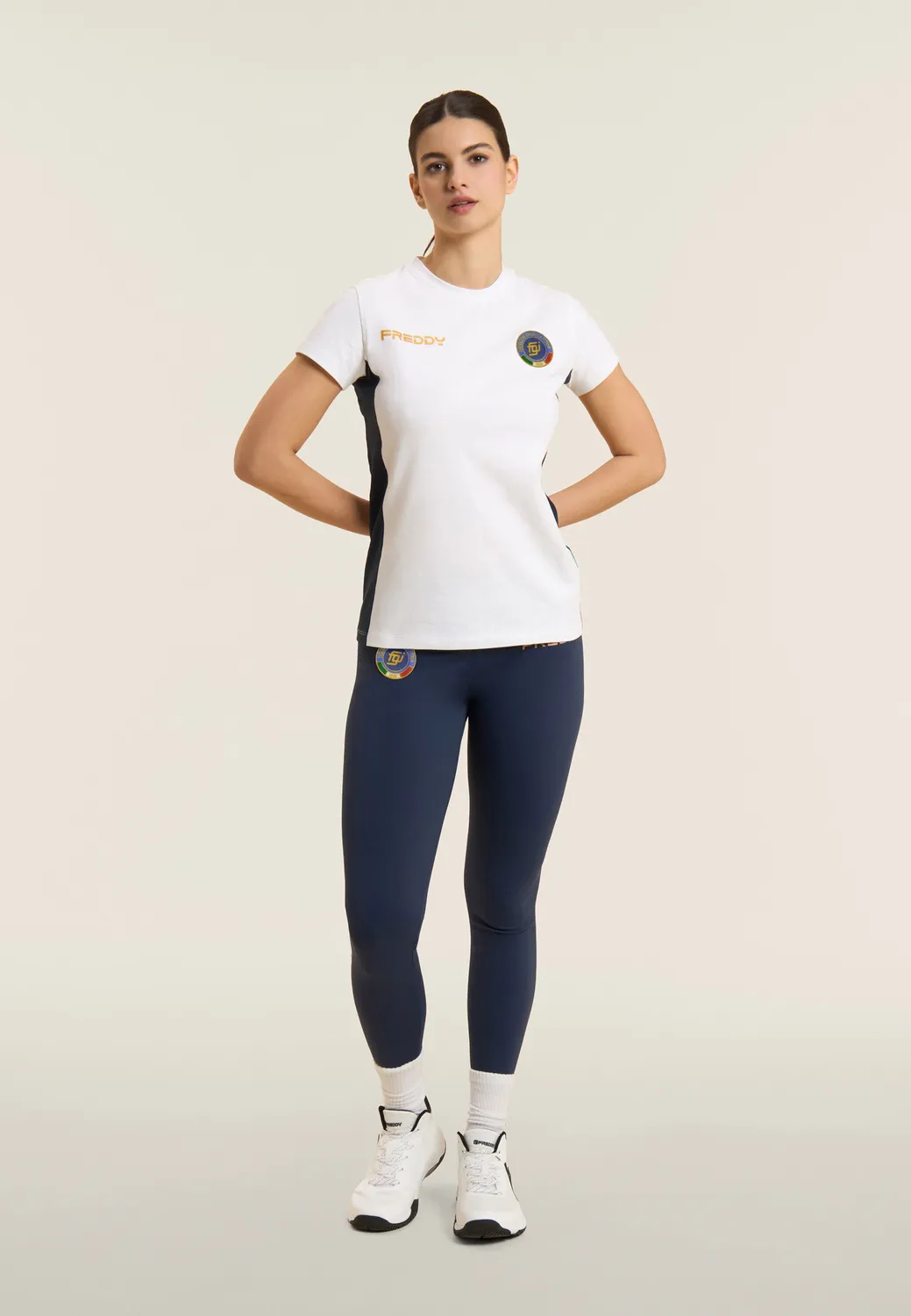 Freddy FGI Leggings Damen lang Nylon blickdicht