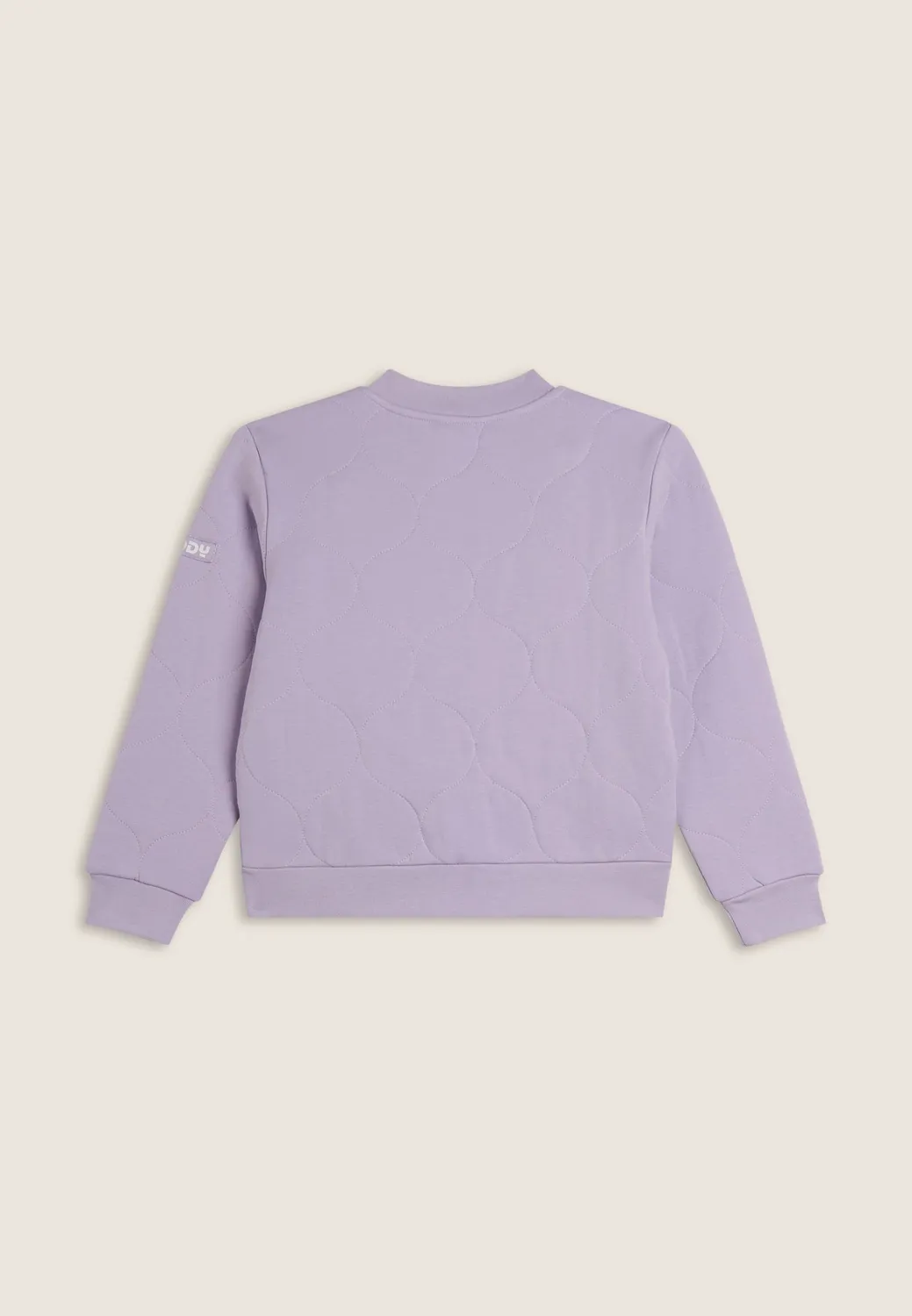 Freddy Mädchen Sweatjacke Weiß Bomber Full-Zip