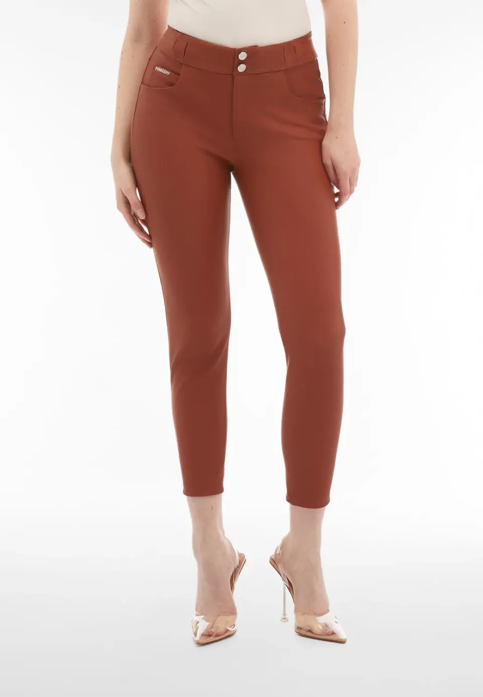 Freddy N.O.W. Superskinny Kunstleder-Hose Nero S
