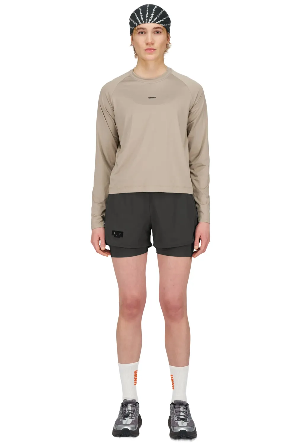 UNNA Shiny Long Sleeve W Laufshirt Warm Sand