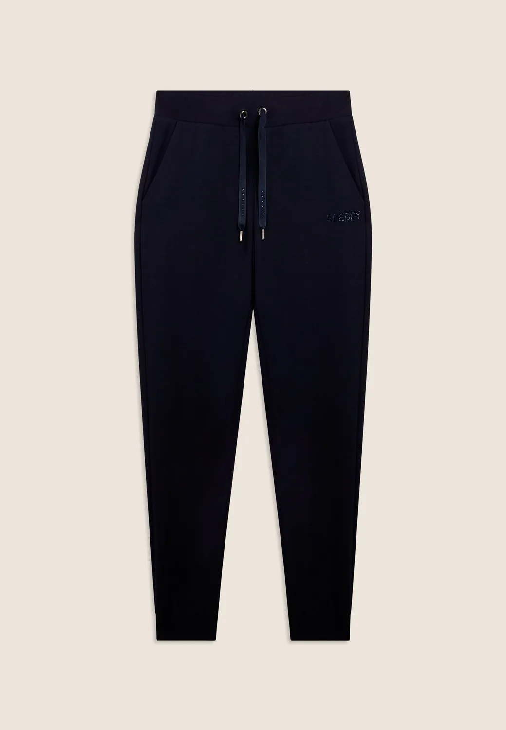 Freddy Sporthose French Terry Nero Strass Regular Fit