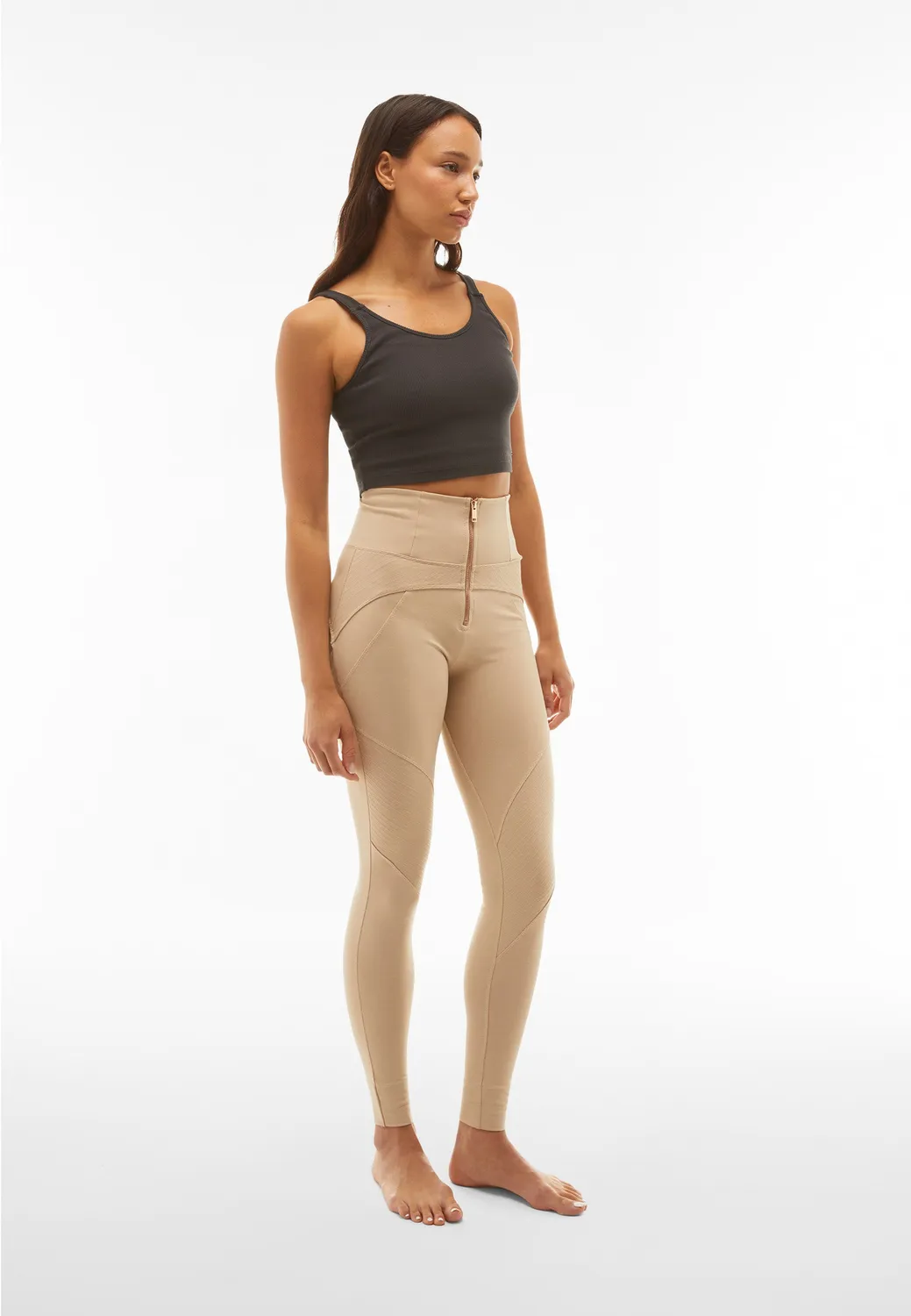 Freddy WR.UP Biker Push-up Hose French Roast superskinny