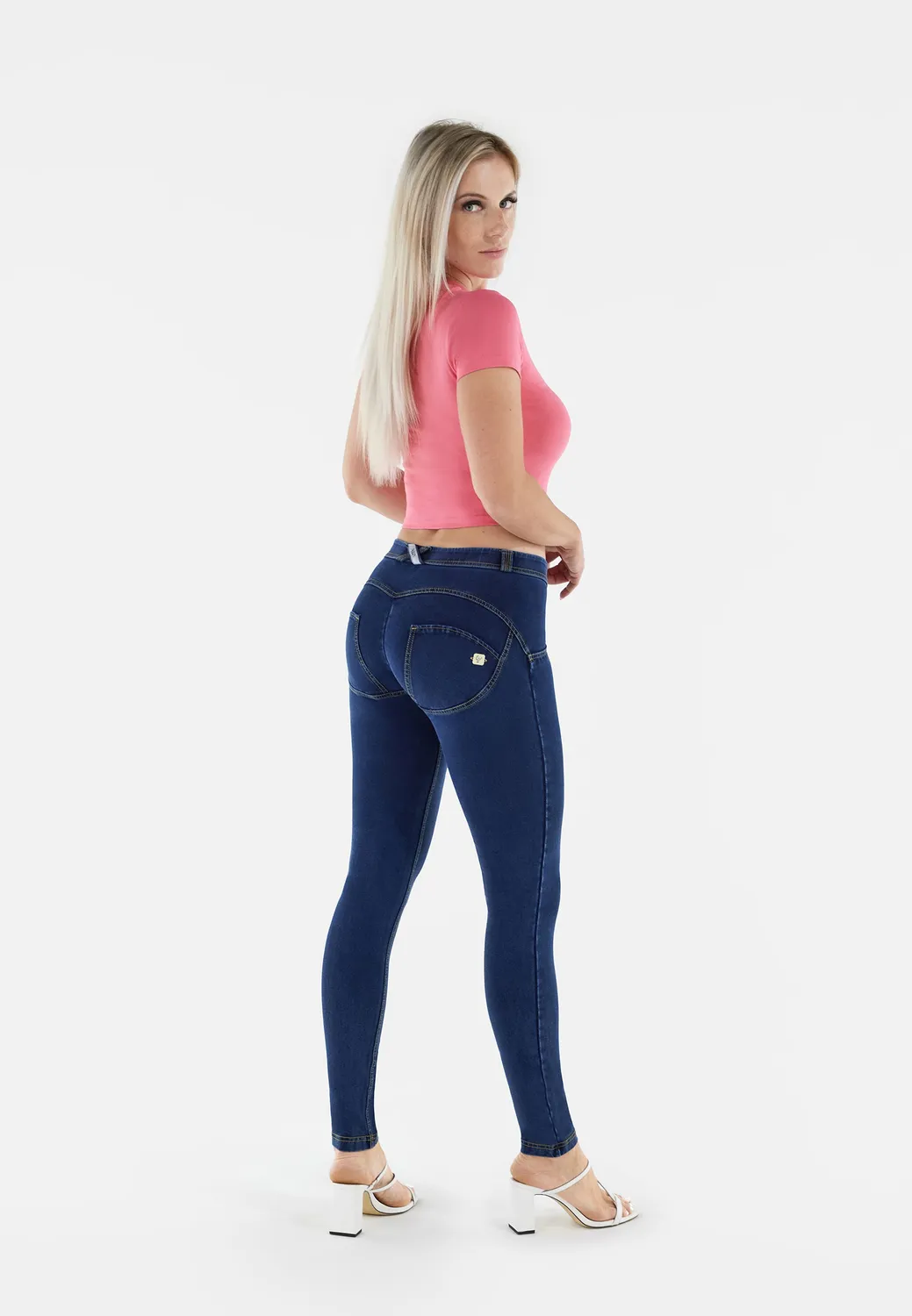 Freddy WR.UP Jeggings Damen Dunkelblau Skinny Denimstretch