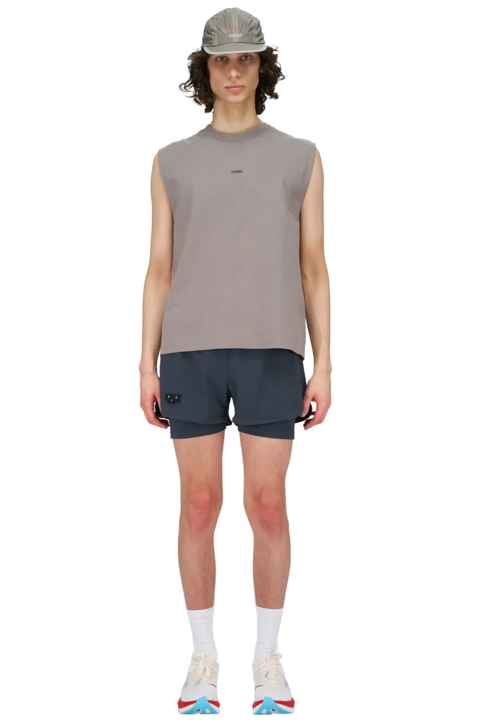 UNNA Flex Tank Tanktop Steel Grey reflektierend