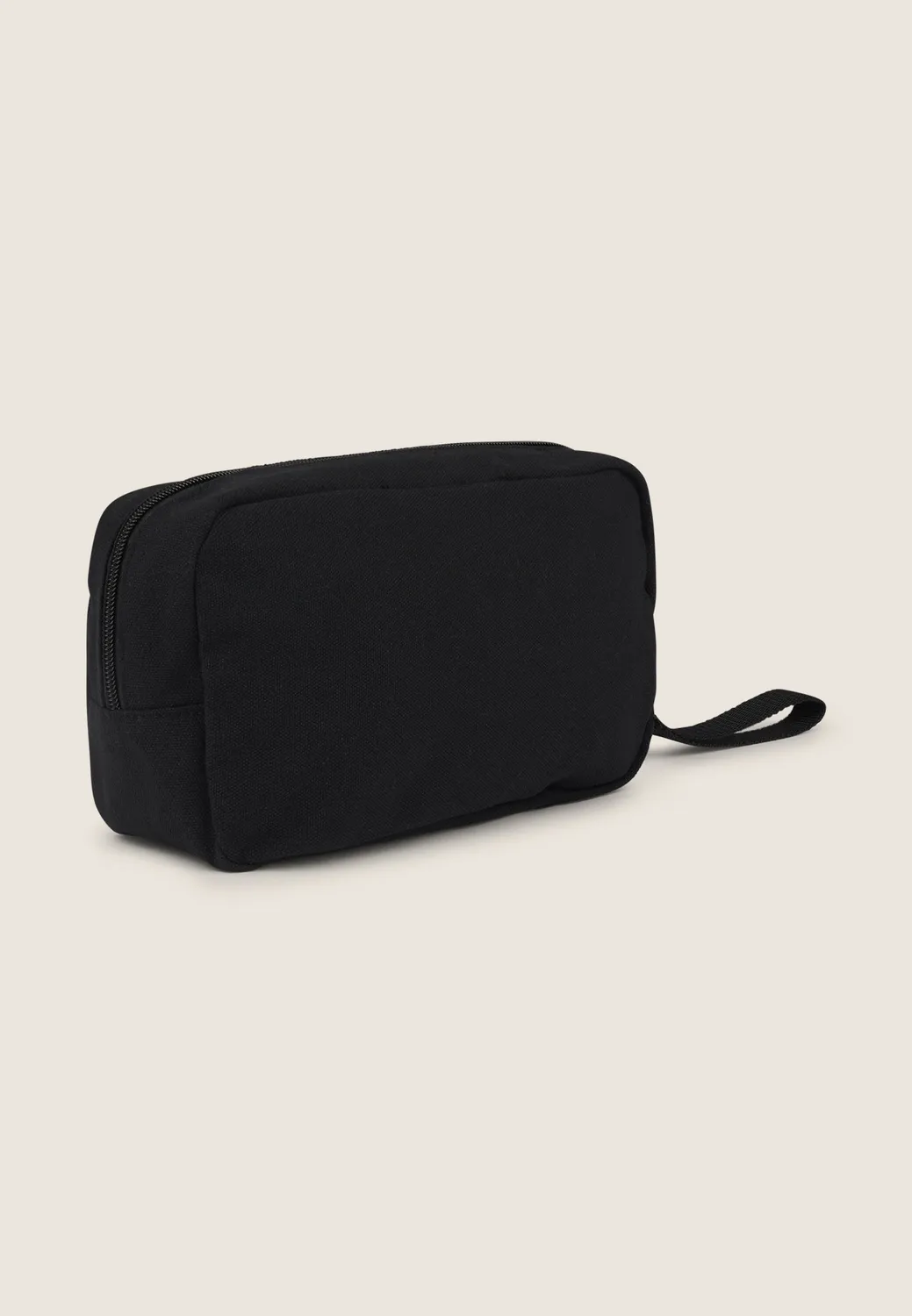 Freddy Canvas Kosmetiktasche uni schwarz