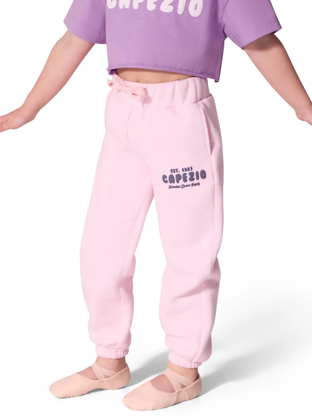 Capezio Jet Setter Momentum Jogger Kinder Schwarz weit