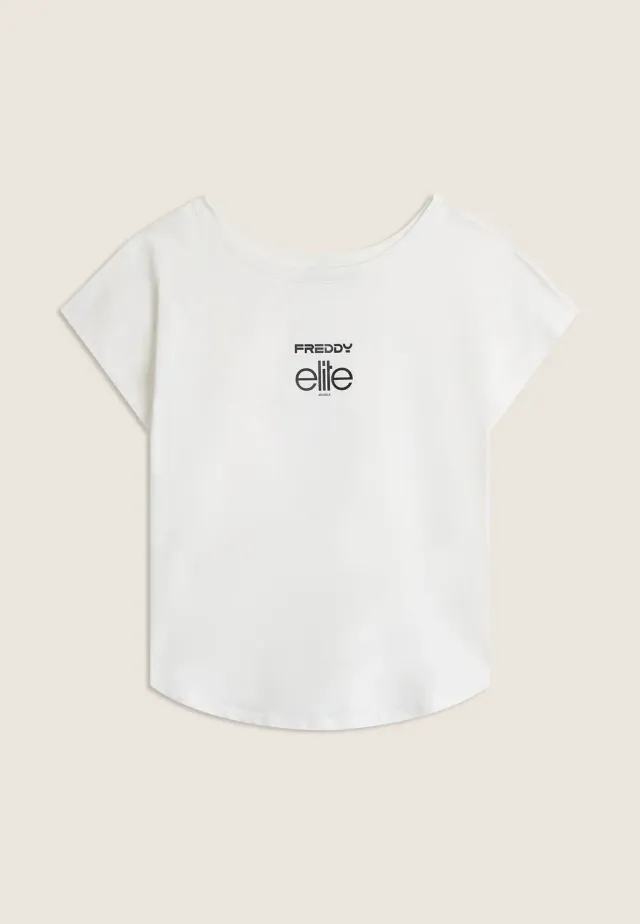 Freddy Elite Bi-Fronte T-Shirt Damen Crystal Gray