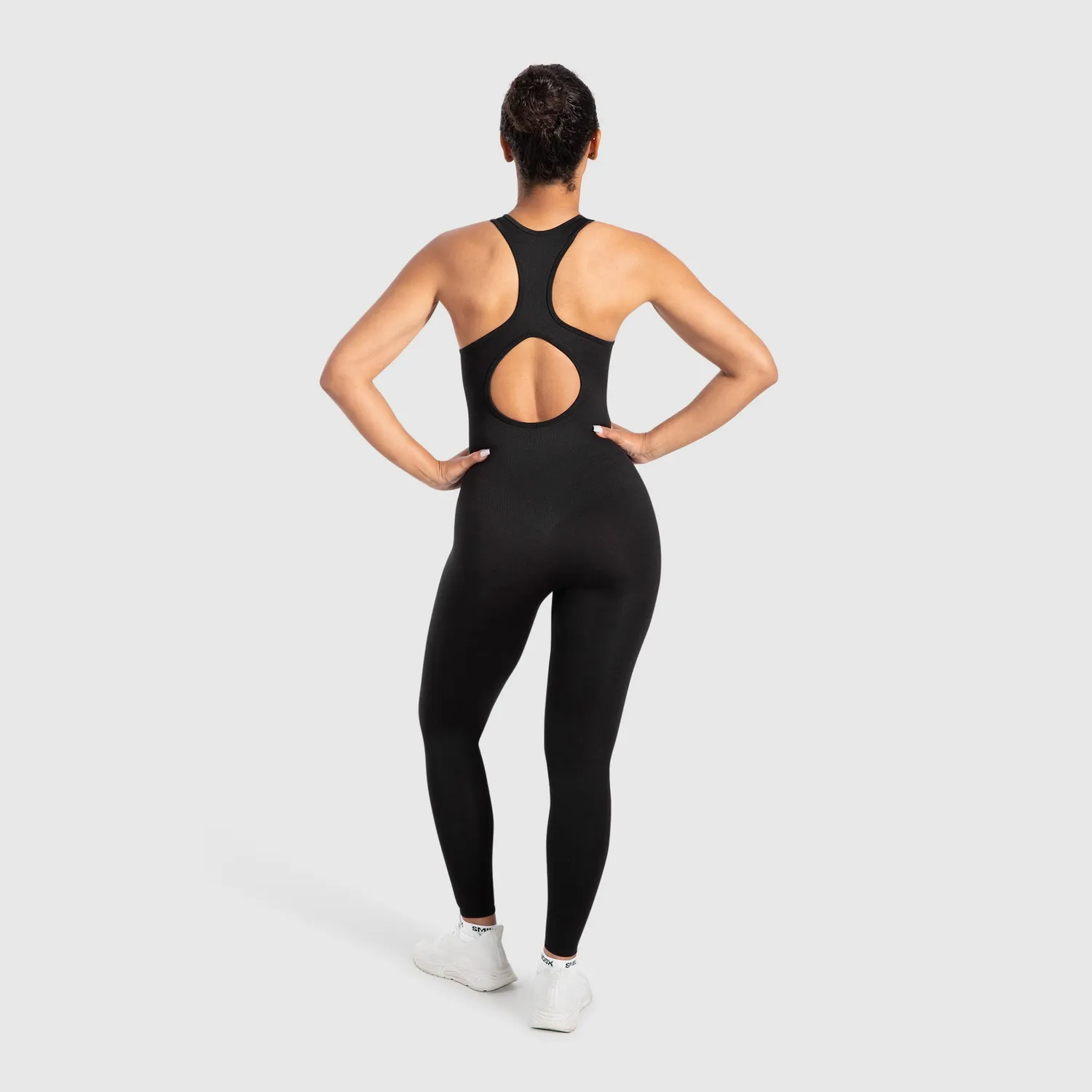 Smilodox Elsie Jumpsuit Schwarz Seamless