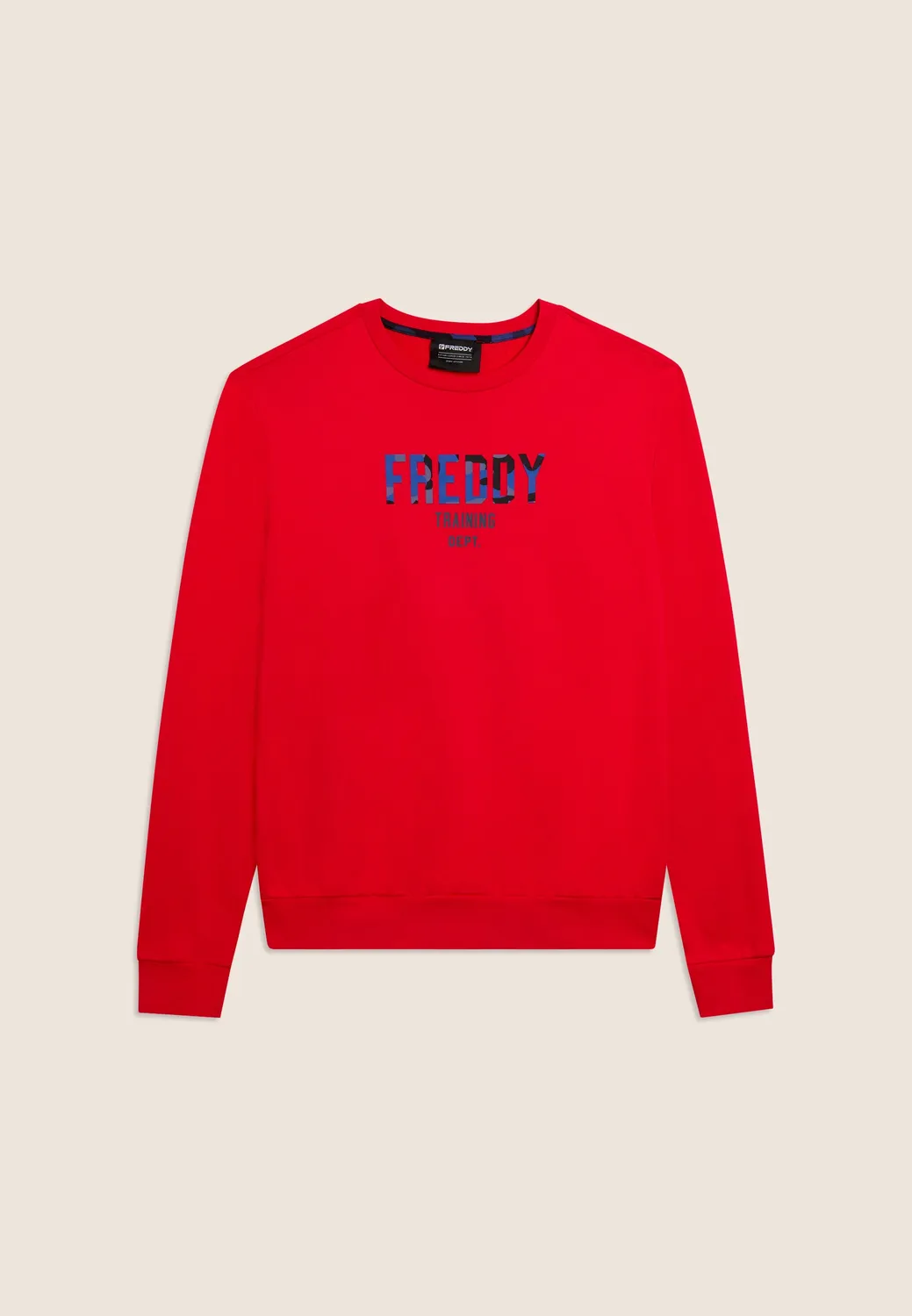 Freddy Training Sweatshirt Dunkelblau Baumwolle Relaxed