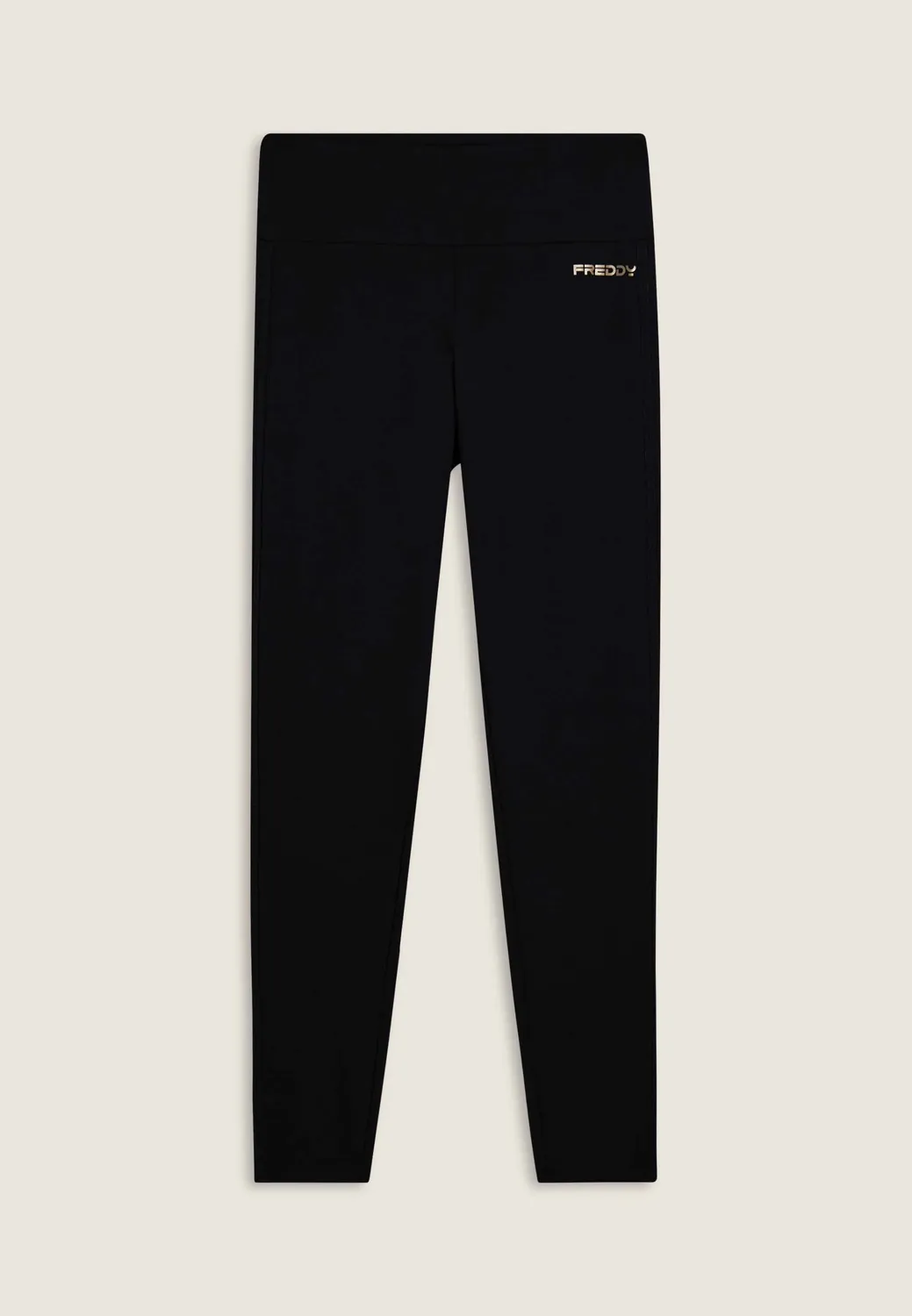 Freddy Leggings Bande Logate Vita Alta Nero angeraut