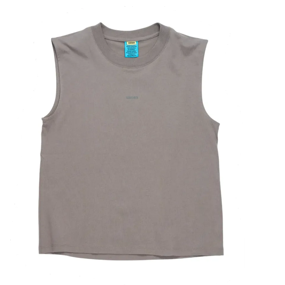 UNNA Flex Tank W Trägertop Steel Grey Bio-Baumwolle