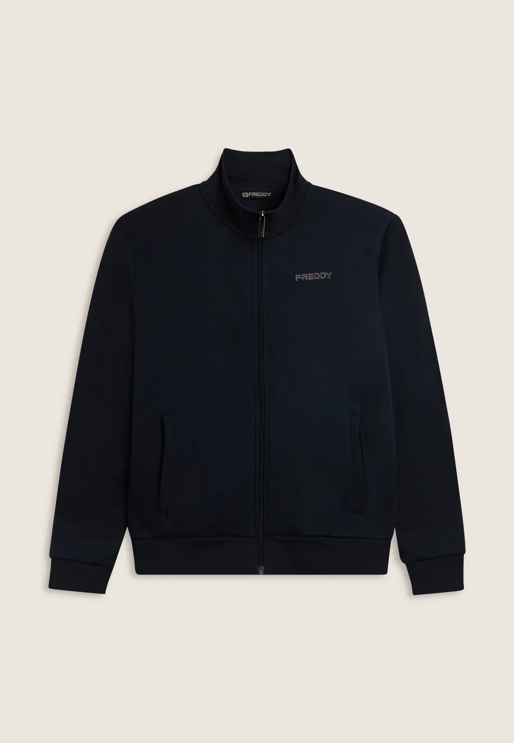 Freddy Full-Zip Sweatjacke Herren schwarz