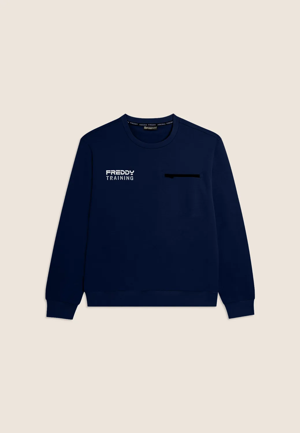 Freddy Baby French Terry Sweatshirt Herren mit Zip-Tasche