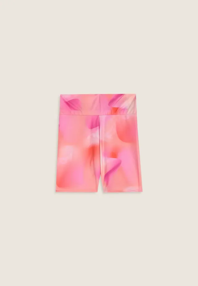 Freddy Kinder Biker Leggings Rosa-Orange Atmungsaktiv