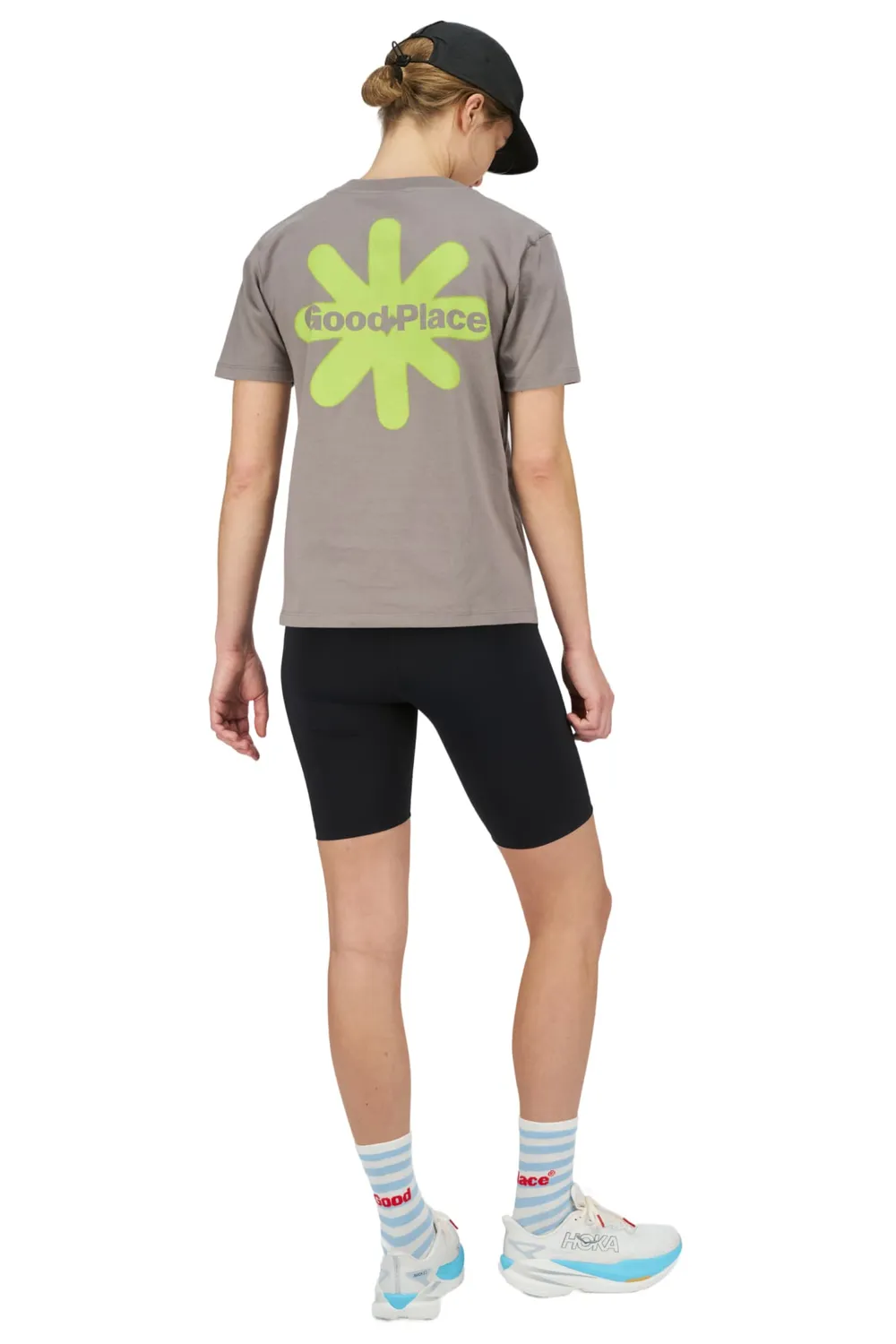 UNNA Sun Tee W T-Shirt Steel Grey Bio-Baumwolle