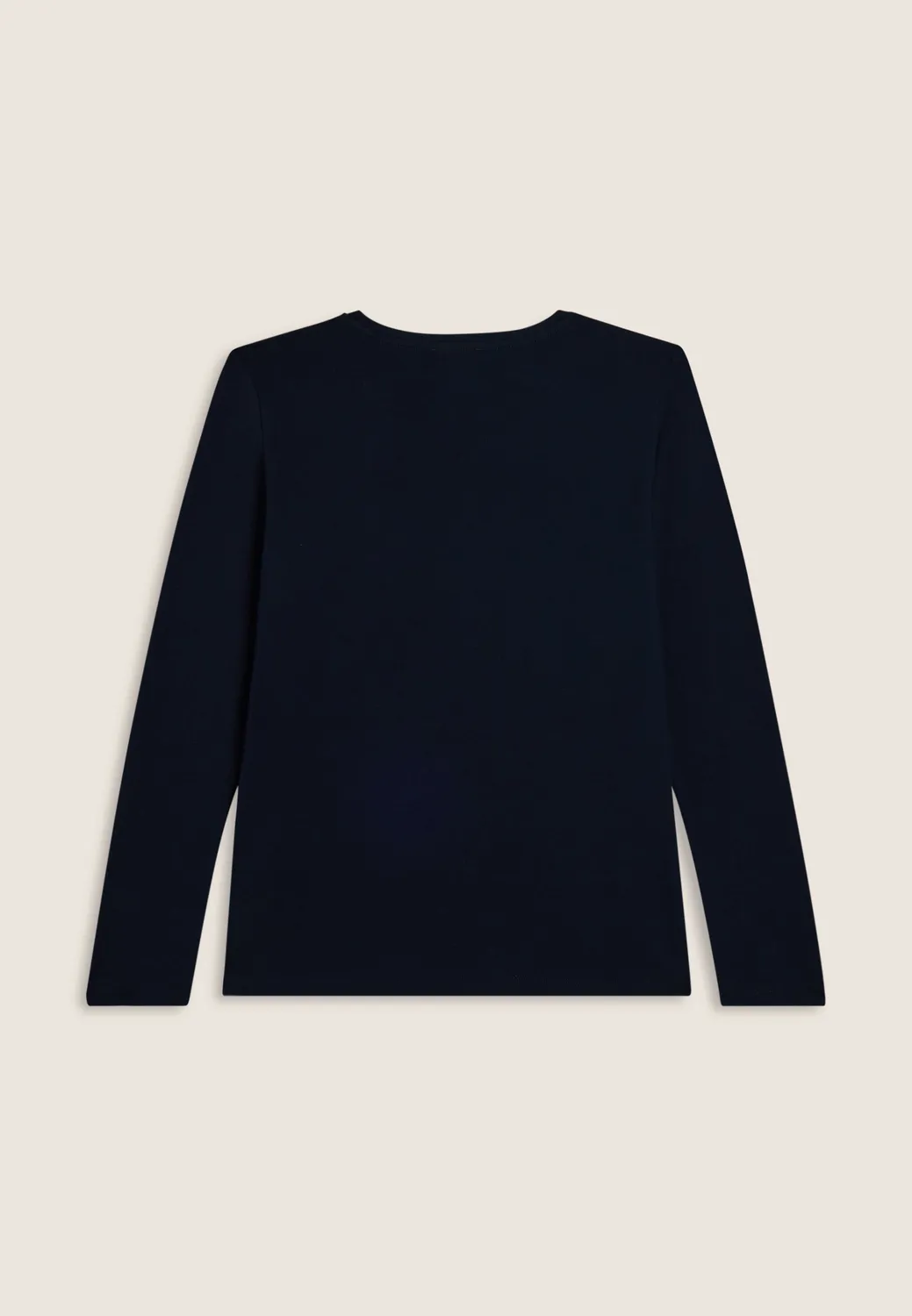 Freddy Langarmshirt Damen Nero Something Amazing Strass