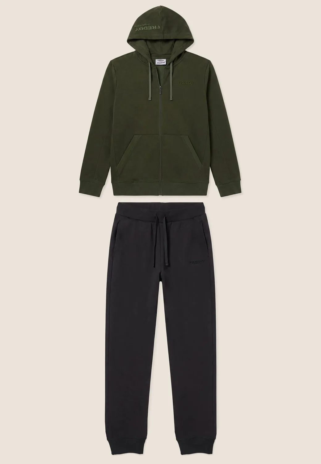 Freddy Trainingsanzug Herren K62N Zip Kapuze