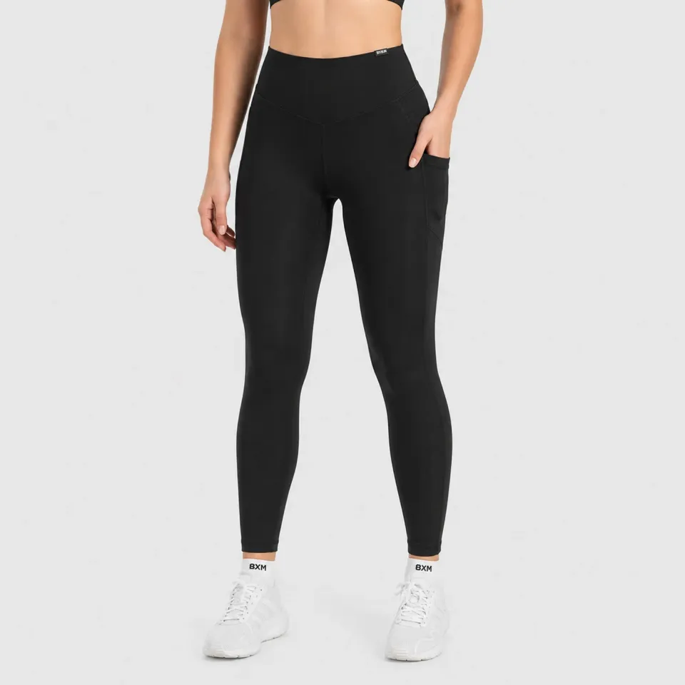 Smilodox Amaze Pro Leticia Leggings Schwarz Taschen