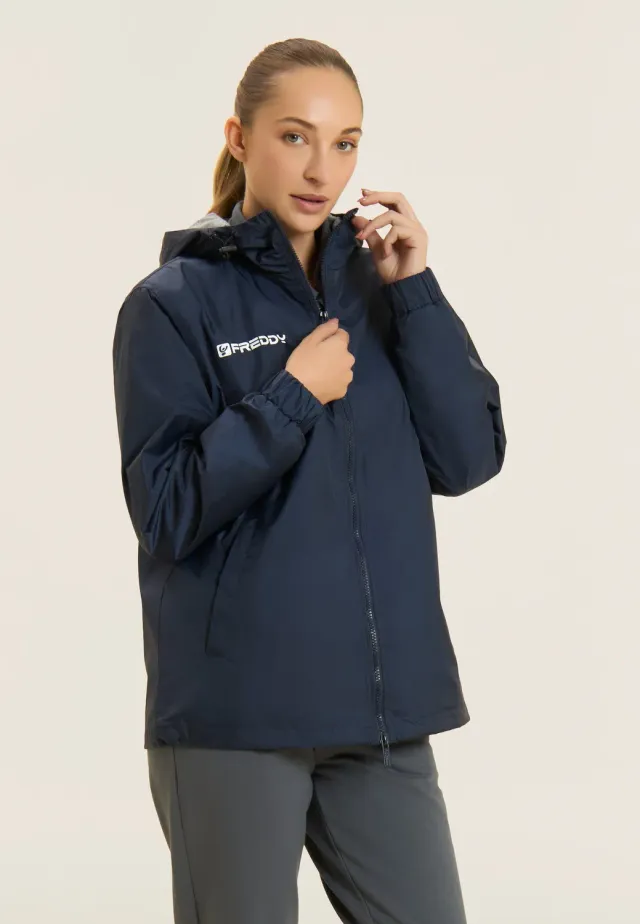 Freddy Regenjacke Unisex Kapuze Dark Sapphire