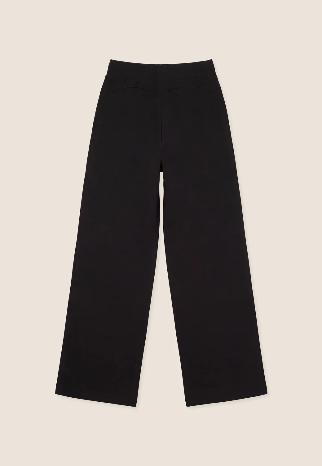 Freddy Comfort Sporthose schwarz weites Bein Perlenbande