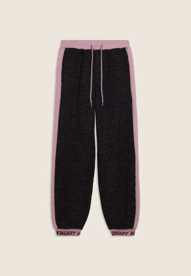 Freddy Junior Hose Schwarz Mélange Lurex