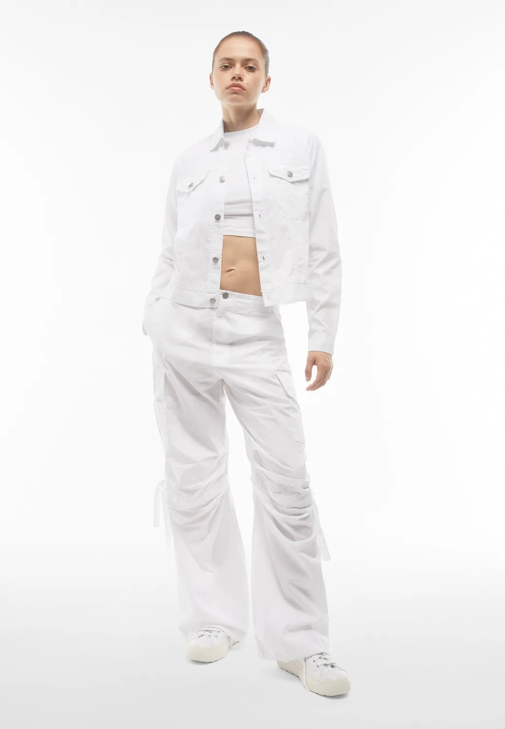 Freddy Trucker-Jacke Damen Popeline schwarz garment-dyed