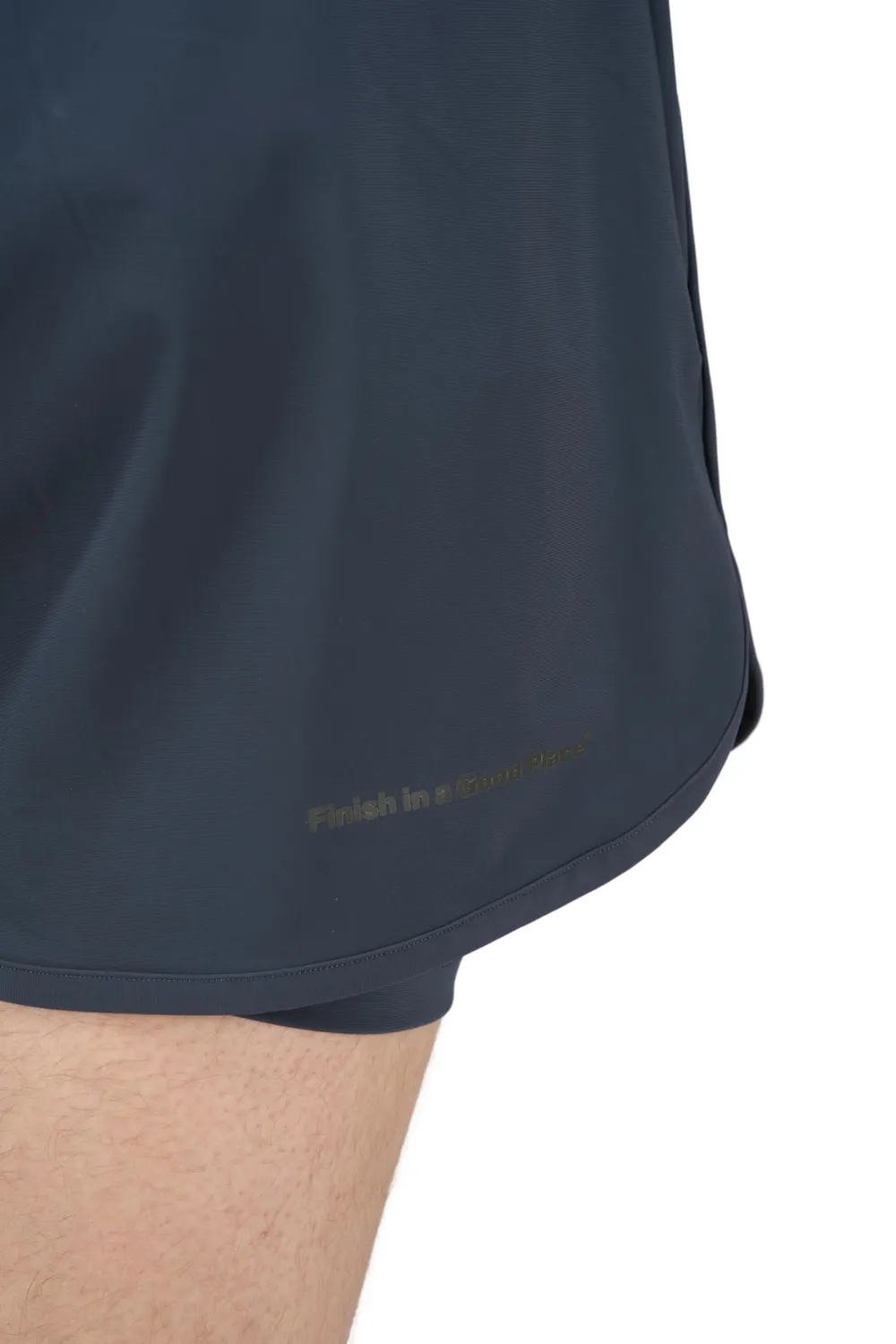 UNNA Flow Shorts 3" Laufshorts Blue Grey leicht