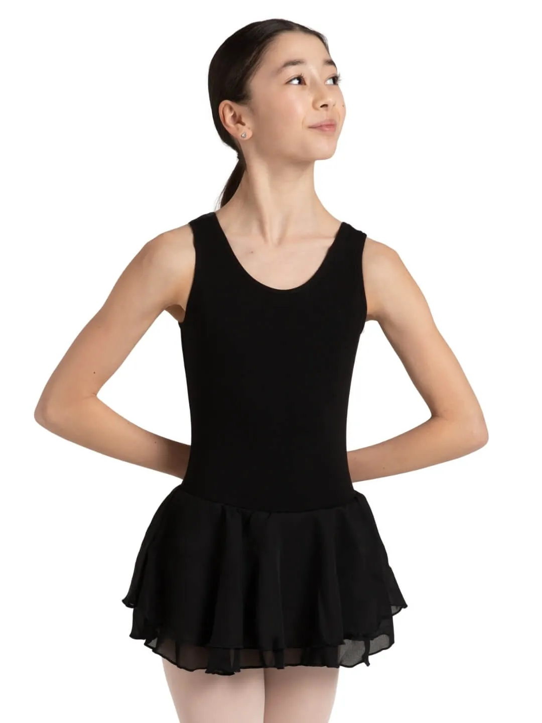 Capezio Classics CC877CD Tanzkleid Schwarz Doppelrock