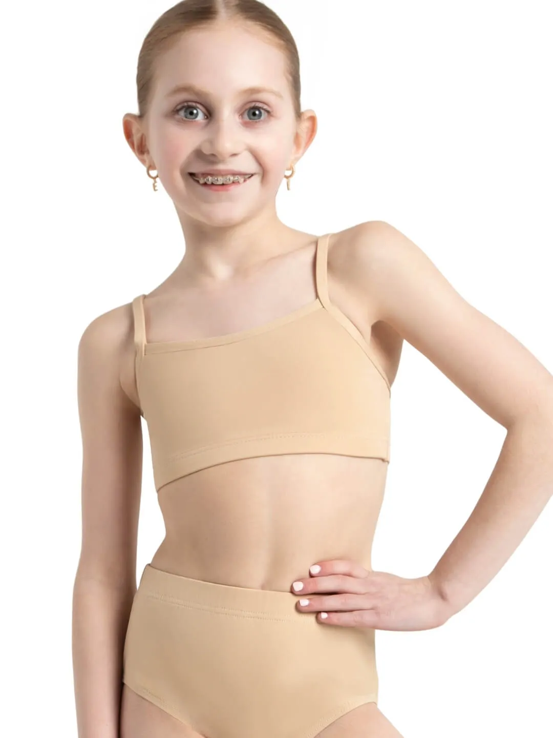 Capezio TB102C Bustier-Top Mädchen Schwarz verstellbar