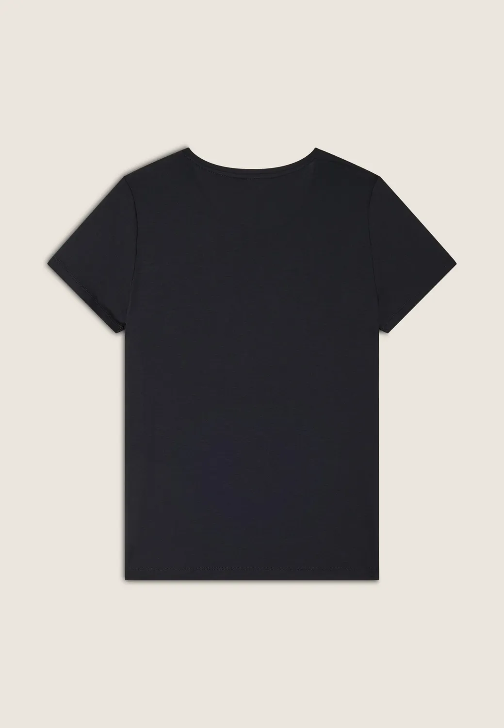 Freddy T-Shirt Viskose Anthracite Kupfer-Nieten Stretch
