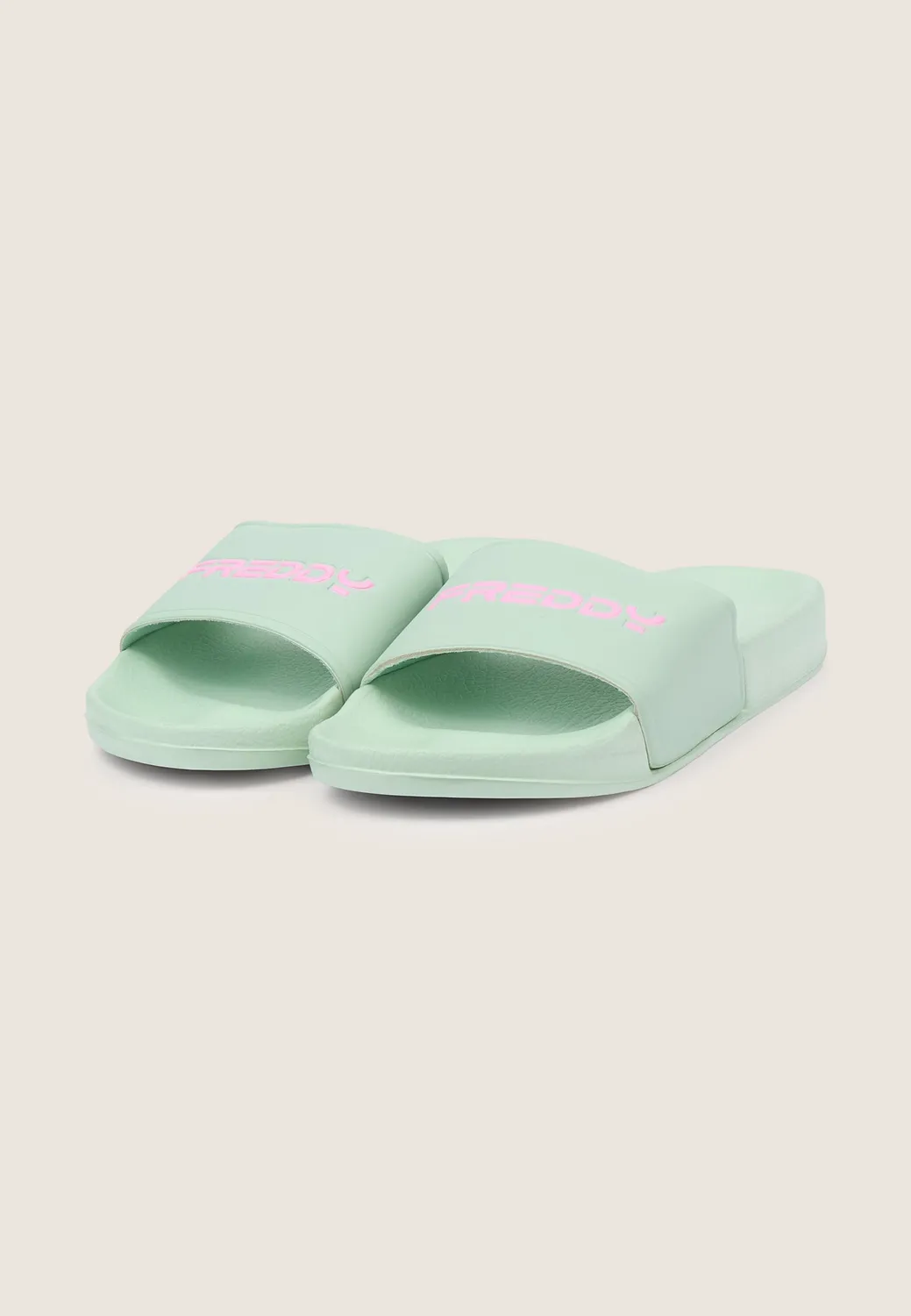Freddy Slider Badelatschen Damen Lila pastell