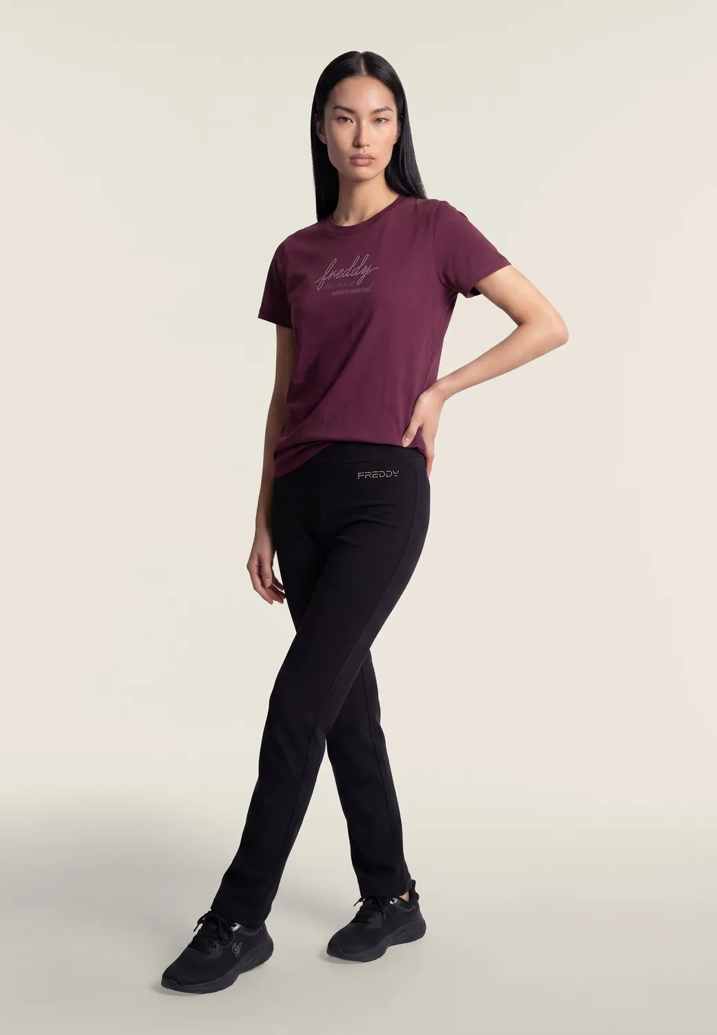 Freddy Heart Straight Jogginghose Navy Herznaht