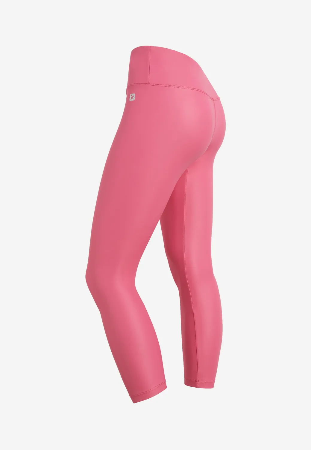 Freddy 7/8 Leggings Leder-Optik Olive M High Waist