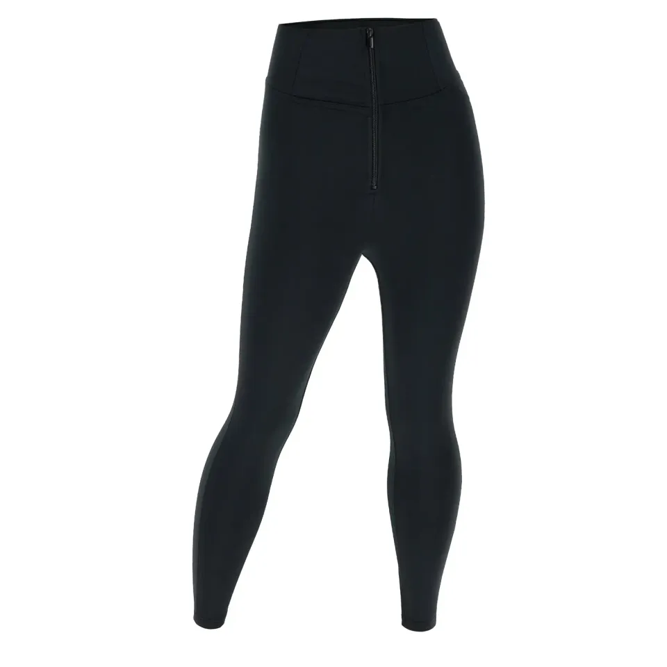 Freddy WR.UP Curvy 7/8 Leggings Schwarz Hoher Bund
