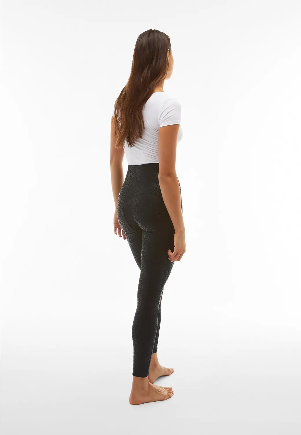 Freddy WR.UP High-Waist Hose Animalier Leggings Coated