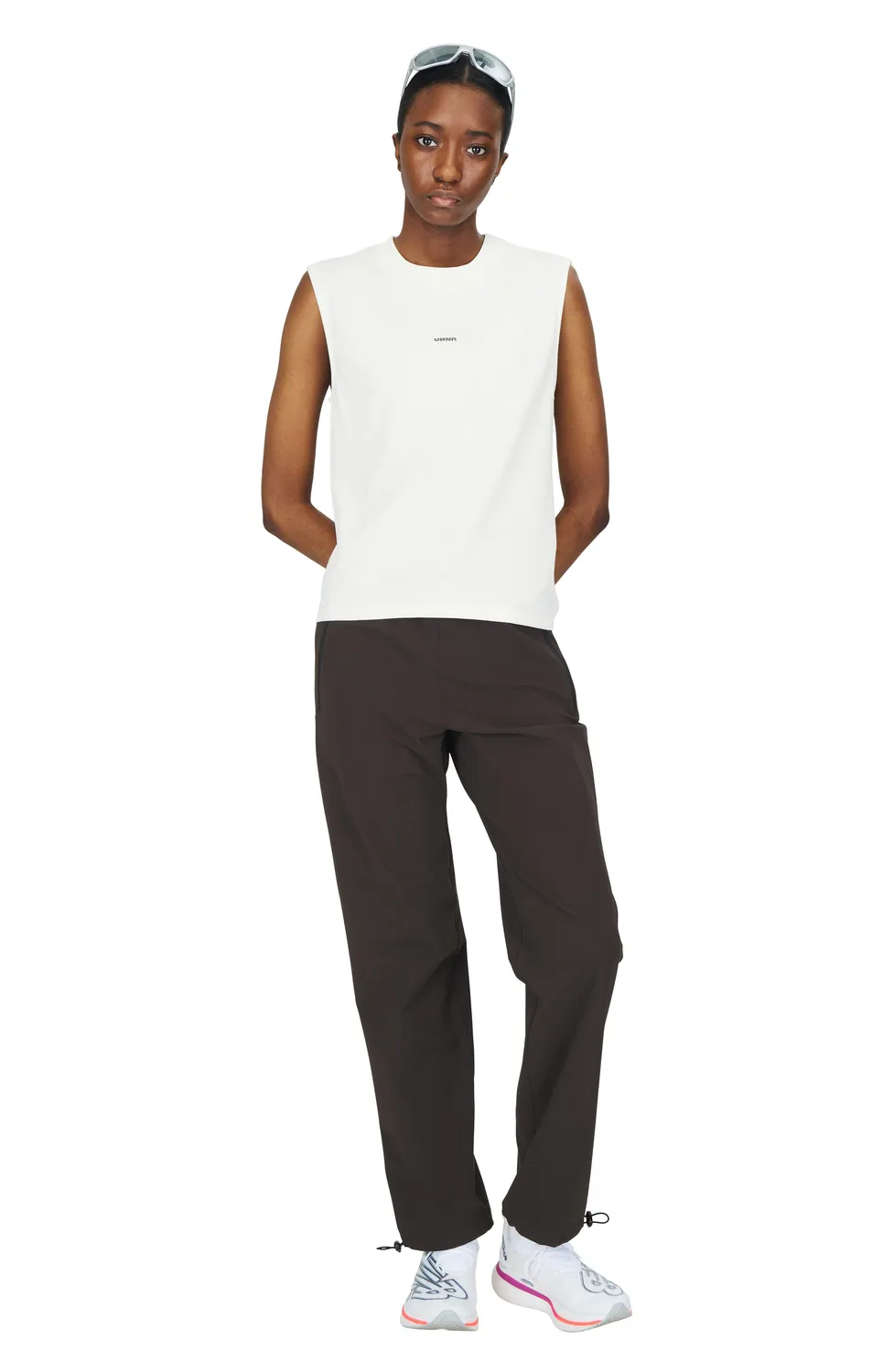 UNNA Everywhere Pants W Laufhose Java Brown stretch