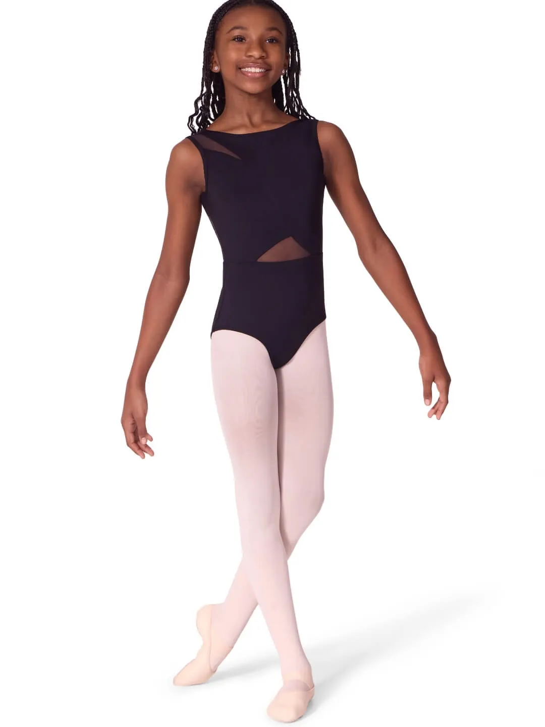 Capezio Soft Elegance Ballettanzug Schwarz Asymmetrisch