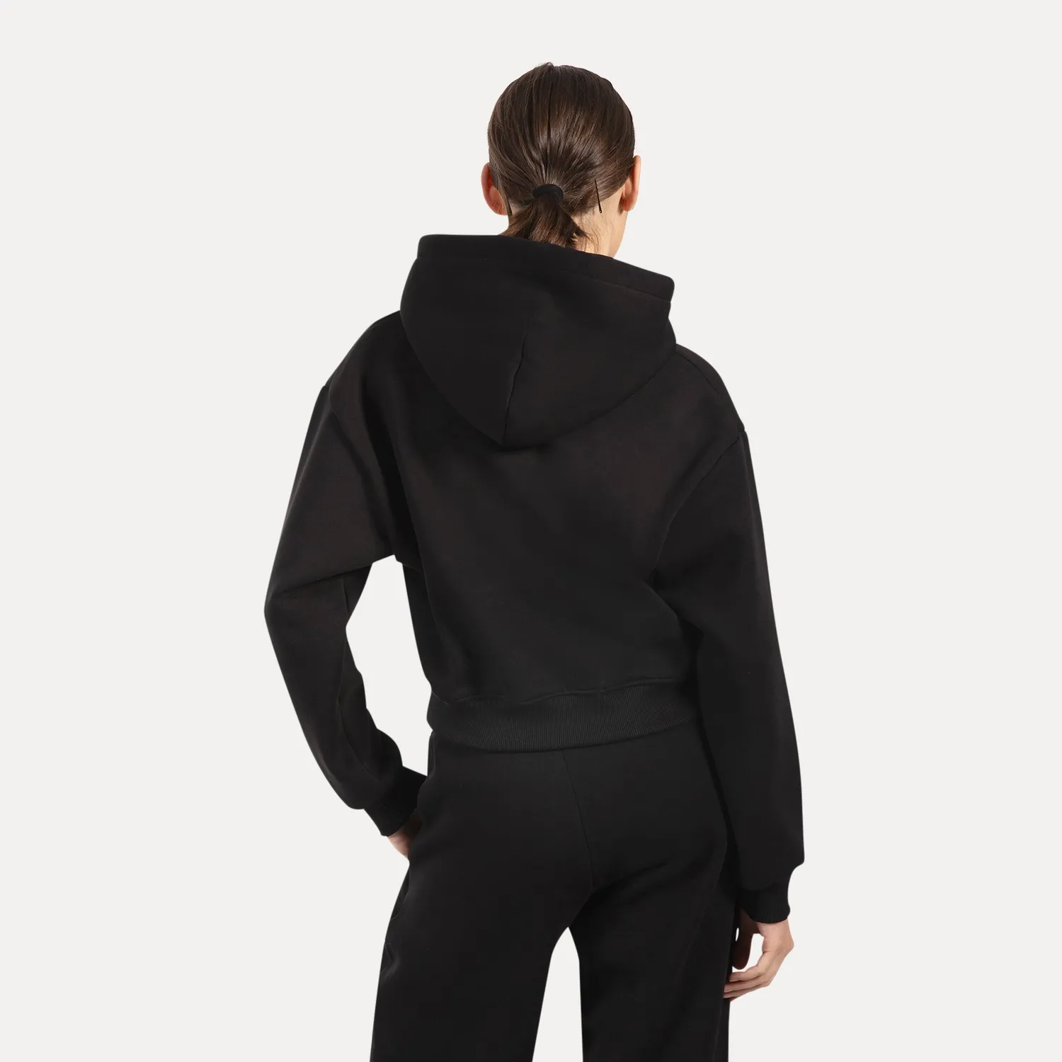 Smilodox Enara Zip Jacke Damen Schwarz Regular Fit